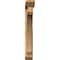 Ekena Millwork Legacy Slat Smooth Bracket w/ Offset Brace, Western Red Cedar, 5 1/2"W x 34"D x 40"H BKT0604X34X40LEC06SWR - alternate 3